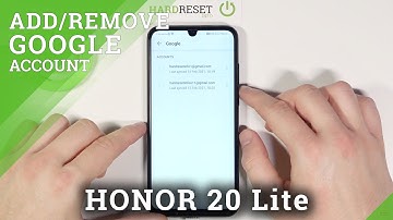 How to Logout from Google Account in Honor 20 Lite – Manage Google Account