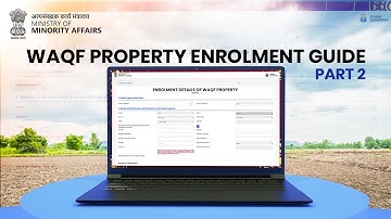 UMEED Central Portal Waqf Property Enrolment Guide | Here