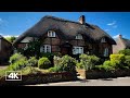 Relaxing Walk in a Beautiful English Countryside Village 4K | Soothing Nature Sounds