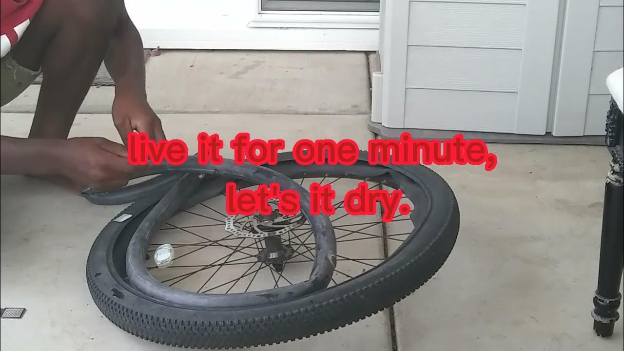 how to patch a bike tube. YouTube