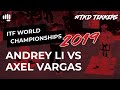 Andrey Li vs Axel Vargas | ITF Taekwon-Do World Championships 2019