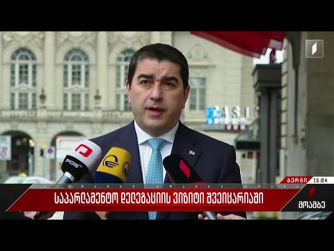 საპარლამენტო დელეგაციის ვიზიტი შვეიცარიაში