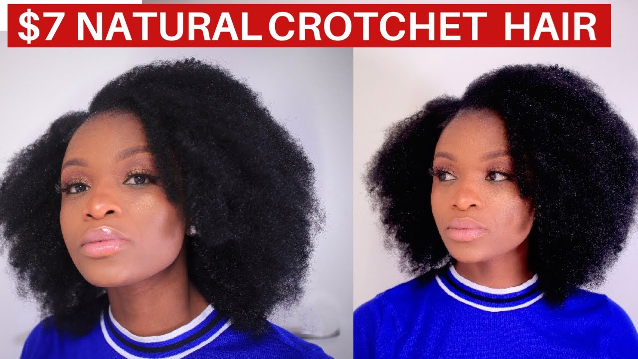 $7 NATURAL AND EASY CROTCHET HAIR TUTORIAL | NO CORNROWS |NO BRAIDS | JANET COLLECTION KINKY CRUSH