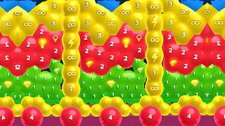 🌈😂 Melty Bubble (2048,4096K,8192M,16384Q→∞) Jelly Bob - Blob Merge 3d 2048 Balls gameplay part #22 screenshot 3
