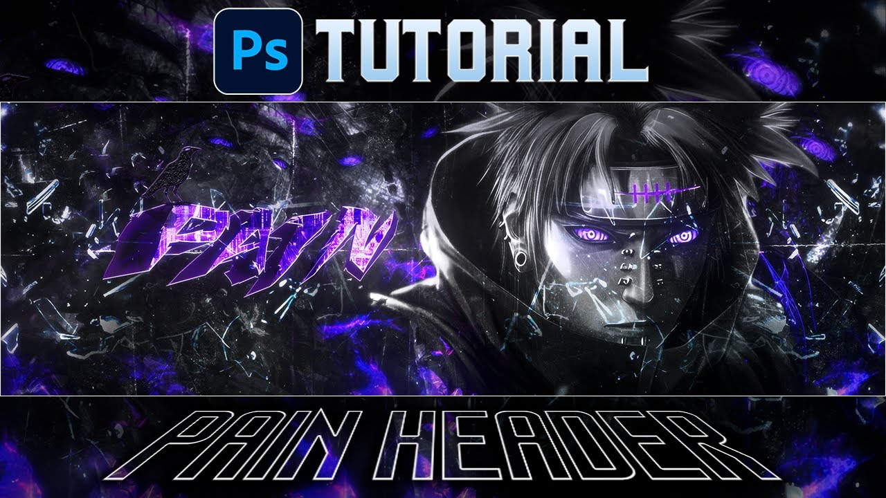 Make a PAIN Banner from Naruto in 13 Minutes – Photoshop + Cinema 4D Tutorial