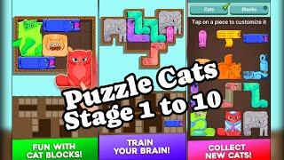 Puzzle 🧩 Cats 🐈 😺 Game Stage 1 to 10 complete gameplay walkthrough  screenshot 3