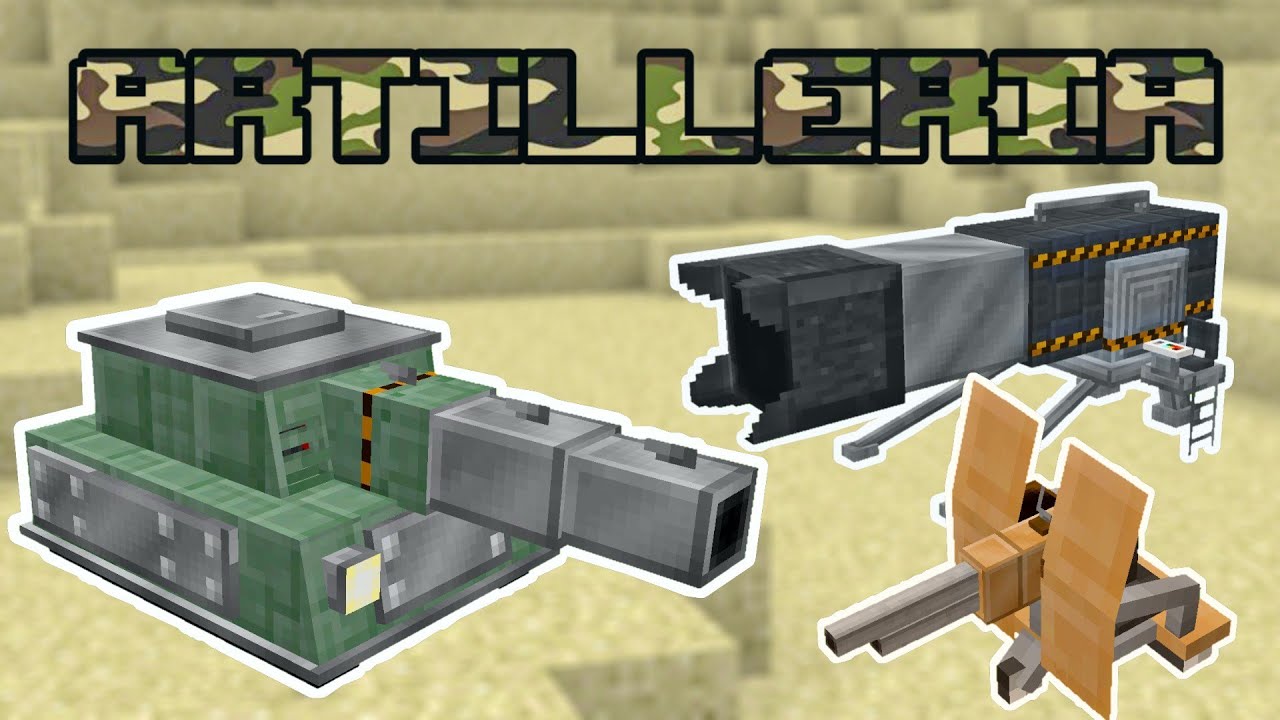 Artilleria militar mr husanas s war vehicles addon minecraft pe 1 18