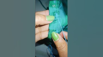 Blouse hook loop stitch // hook loop stitching Easy trick #shorts #ytshorts