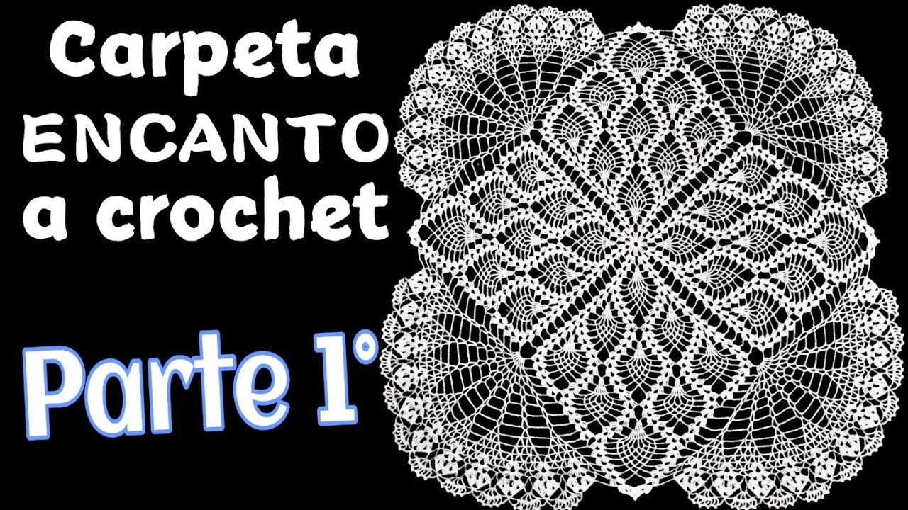 Carpeta Cuadrada ENCANTO a Crochet. Parte 1°