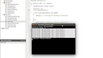 Qt TCP Server Design proof of concept