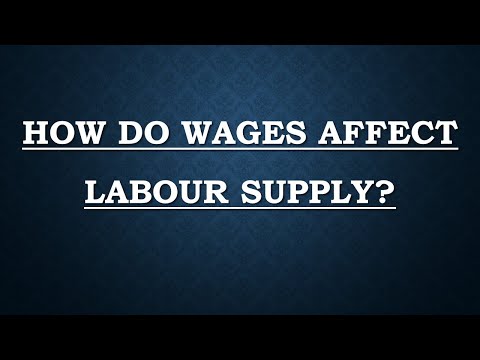 वीडियो: मजदूरी में वृद्धि आपूर्ति को कैसे प्रभावित करती है?