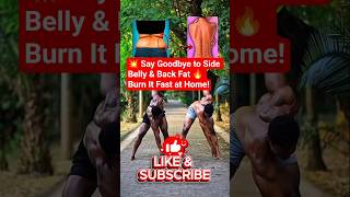 💥 Side Belly Fat Loss Workout 🏠 Back Fat Burner Exercises
