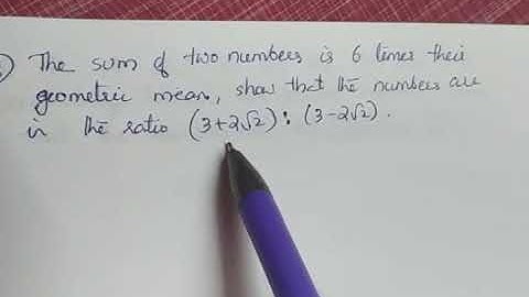 XI Maths Sequences and series  (part 41)