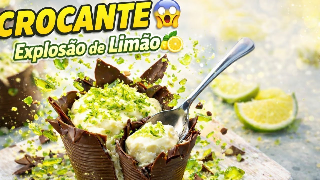 Quando Você Quebra… Acontece Isso! 😱 Copo Explosão de Limão #copodafelicidade #sobremesa #receitas 