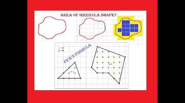 How to find the areas of irregular shapes (including Pick