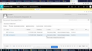 Dynamics CRM Integration with Sharepoint   Part 2