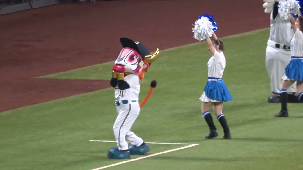 【オールスター2024】マスコット達とパ・リーグ球団メドレーでラッキーセブン 現地映像