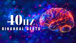 Boost Your Productivity With 40Hz Binaural Beats | Retain Information Quickly, Stay alert & Focused