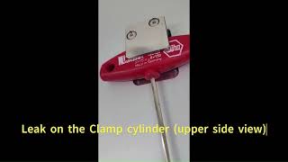 TDK loadport TAS300  E4A type,  Clamp cylinder leakage test.