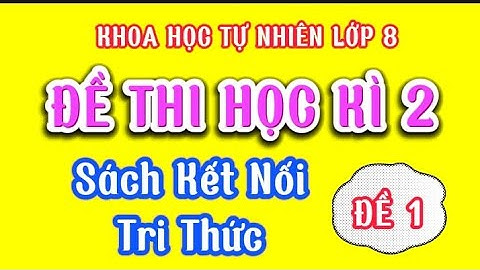 Khoa Học Tự Nhiên Lớp 8 | ĐỀ THI  HỌC  KÌ 2| Sách Kết Nối Tri Thức| Đề 1