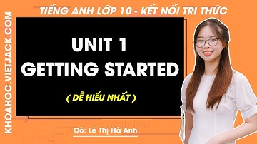 Tiếng Anh lớp 10 Unit 1: Getting started - trang 8, 9 | Global success (DỄ HIỂU NHẤT)