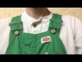 Dickies グリーン オーバーオール W３０ (吊りカン変更)