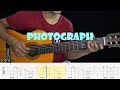 Photograph (Ed Sheeran) - Fingerstyle Guitar Tutorial TAB