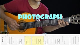 Photograph (Ed Sheeran) - Fingerstyle Guitar Tutorial TAB