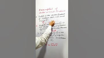 Examples Of Vector product