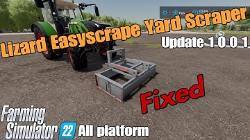 Lizard Easyscrape Yard Scraper / FS22 UPDATE  for all platforms