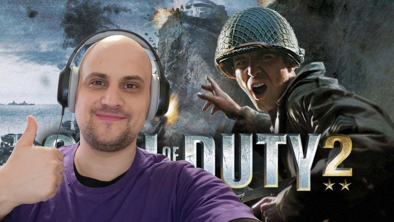 Играю в Call of Duty 2. Игра 2005 года выпуска. [ИГРОВОЙ СТРИМ]