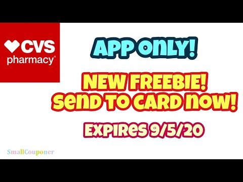 CVS New Freebie 9/4/20! App Only!