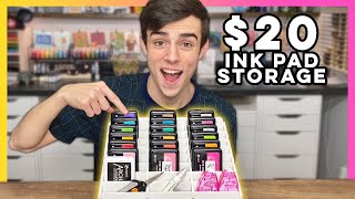 This $20 Ink Pad Storage Is AWESOME! - Craft Room Organization 