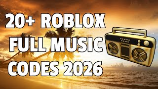 20 Roblox Full Music Codesids January 2026 Working Roblox Id