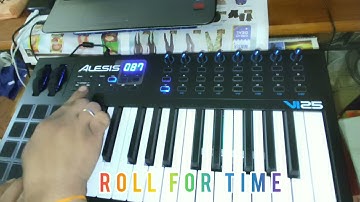 Alesis VI series Keyboard Controller Drum Roll Guide Tutorial 1 | VI25 |TEMPO | ROLL adjustment