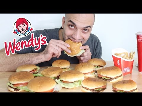 تحدي اكل 10 برجر من وينديز بطاطس مقرمشة مشروب غازي منعش اكثر من 5000 سعرة حرارية التحدي الأكبر