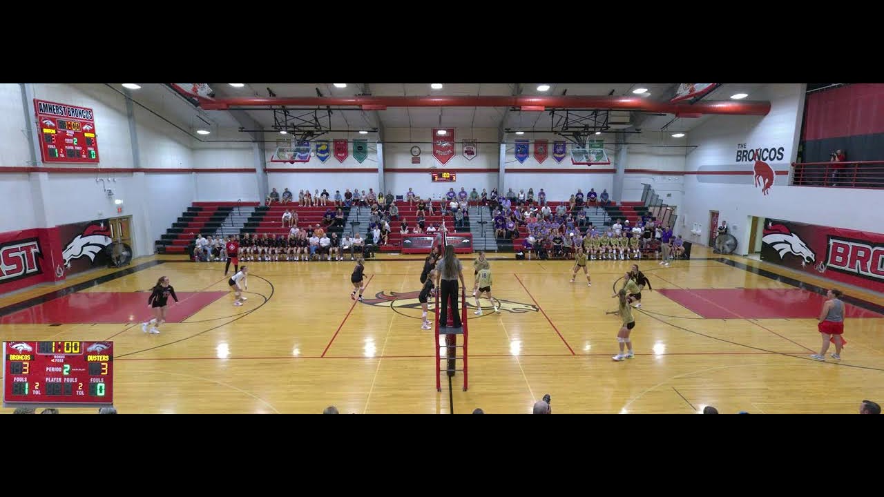 Amherst High School vs Holdrege High School Girls' Varsity Volleyball