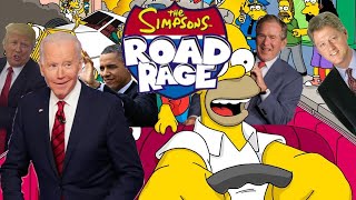 US Presidents Play The Simpsons: Road Rage