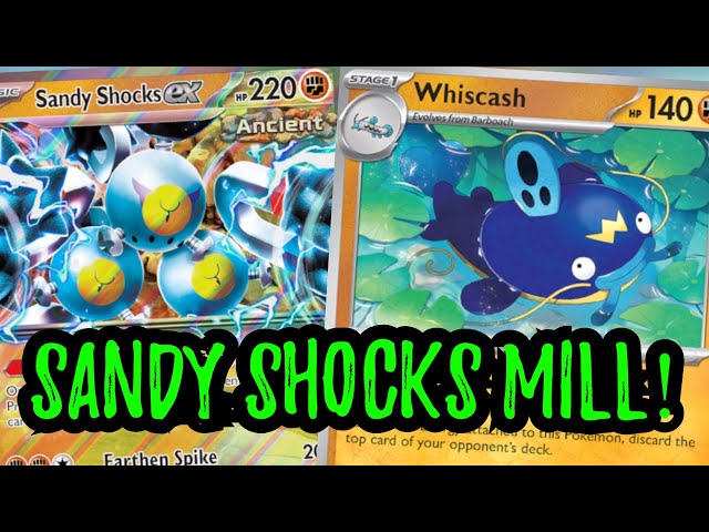 How does Sandy Shocks ex Helps Whiscash MILL YOUR OPPONENT?Pokemon TCG Live  - YouTube