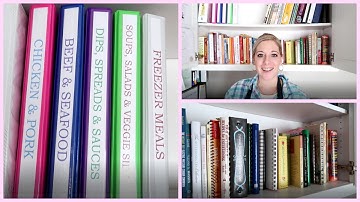 Recipe Binder Organization- How To Organize Your Recipes Walkthrough