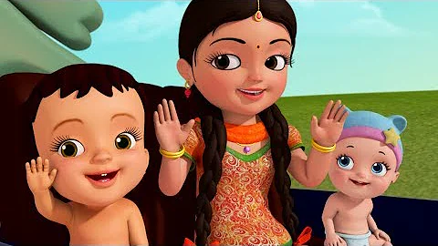 Chalti Hui Motor Gaadi Mein Haathon Se Taaliyaan Bajaana! | Hindi Rhymes for Children | Infobells