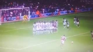 Dimitri Payet world class free kick vs Crystal palace