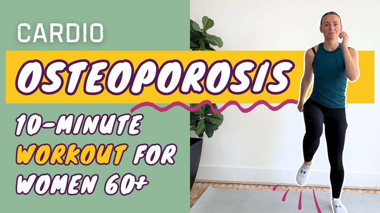 10-Minute Standing Cardio Workout for Osteoporosis | Bone Strengthening ...