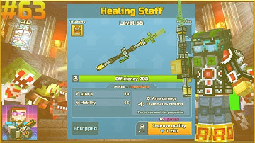 Pixel Gun 3D - Walkthrough Part #63 [Healing Staff lvl.55:Gameplay & Review]