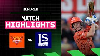 The Hundred Highlights: Sunrisers Leeds Defeat London Spirit by 37 Runs
