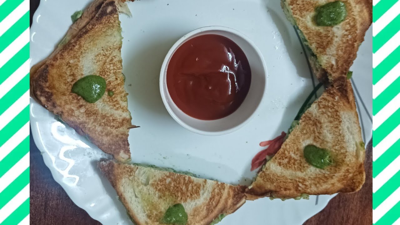 #सगळ्याना आवडणारे चटपटीत गी्नव्हेज सॅन्डविच #😋😋😋🍞🥞🧅🌶️🫚🫑#vegsandwich 