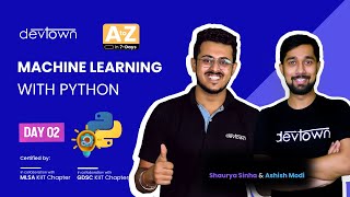 [Premiere]  DAY 02 |  Machine Learning with Python | COMPLETE in 7 - Days Profile