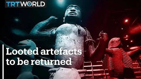 France displays Benin artefacts before returning them