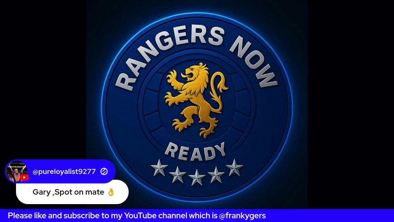 Rangers casual chat on a Saturday - YouTube