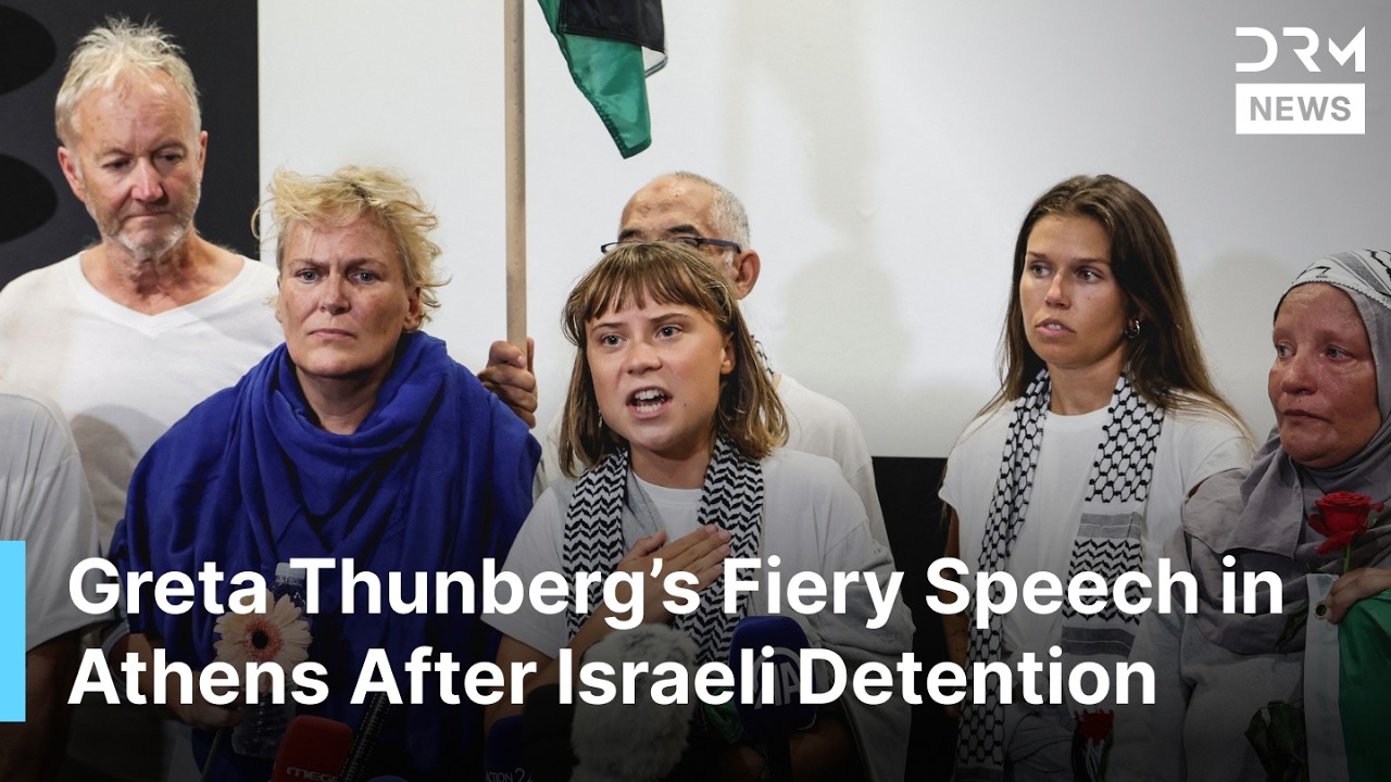 Грета Тунберг раскритиковала Израиль и «соучастников» мировых лидеров после освобождения из израи...